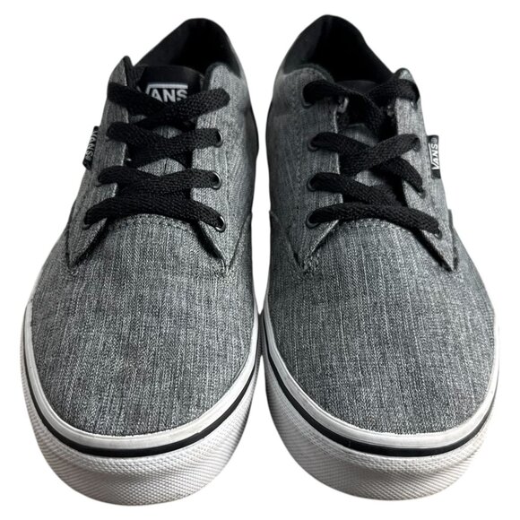 Vans Atwood Canvas Gray/Black Youth Shoes Casual Skate Sneakers Size 5 - Picture 3 of 11